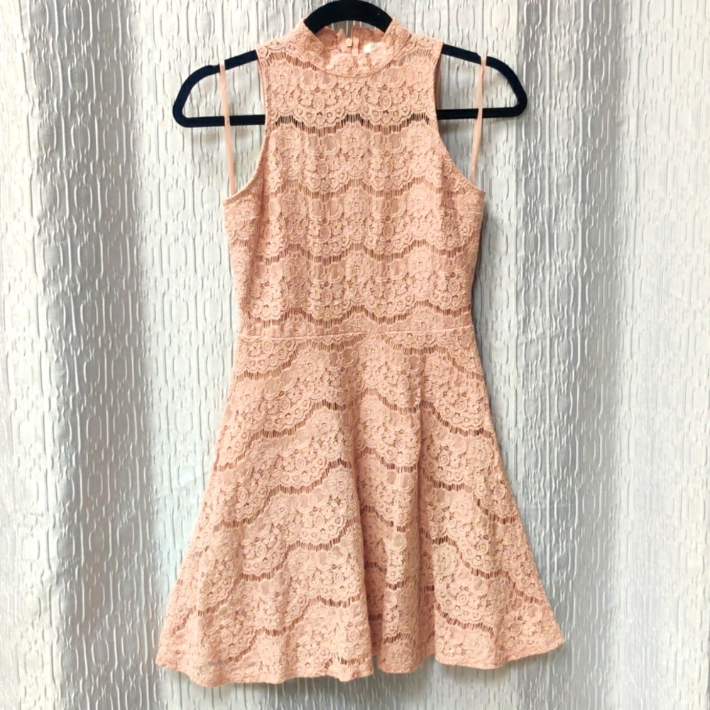 Lace Nude Dress